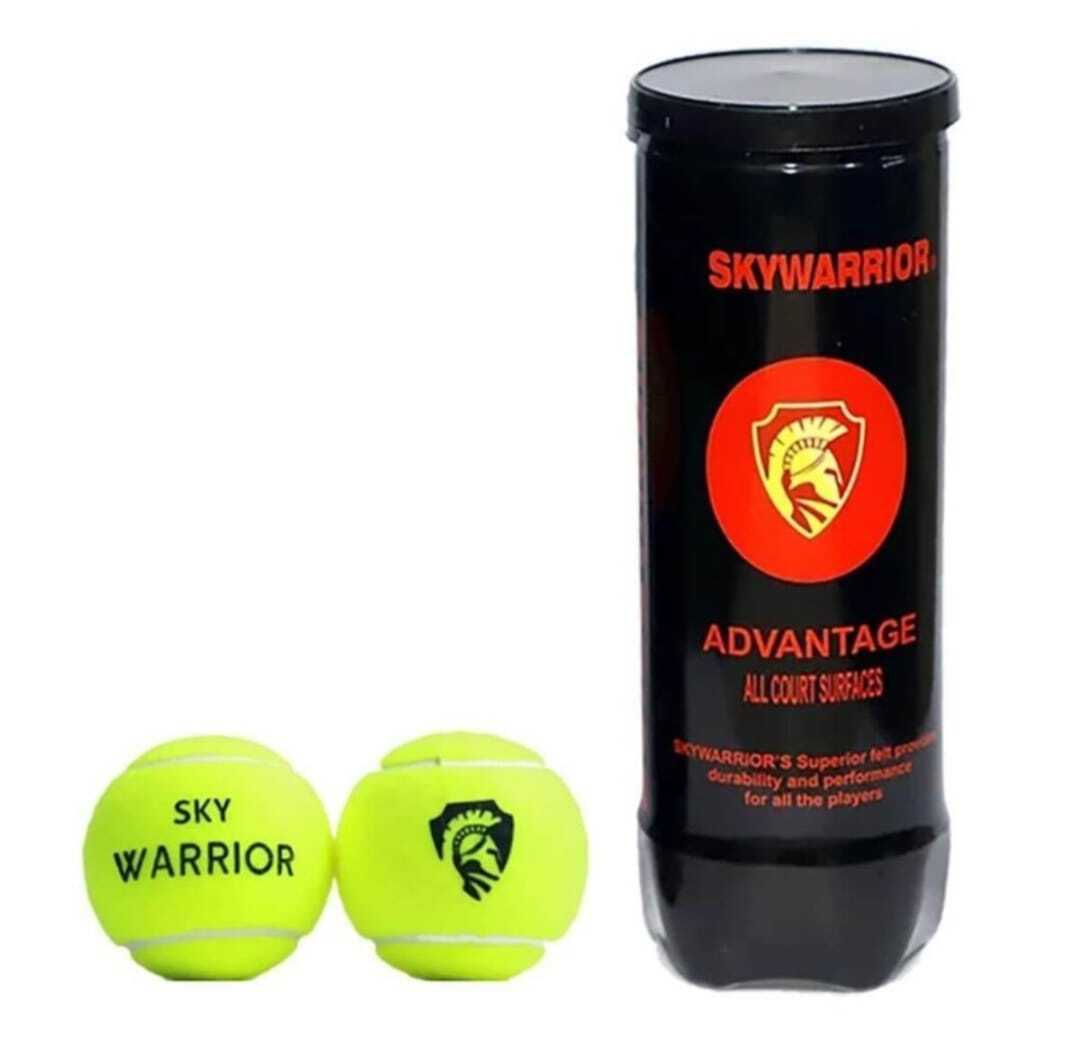 SKY WARRIOR ADVANTAGE ALL COURT TENNIS BALL DOZEN (12 BALLS)