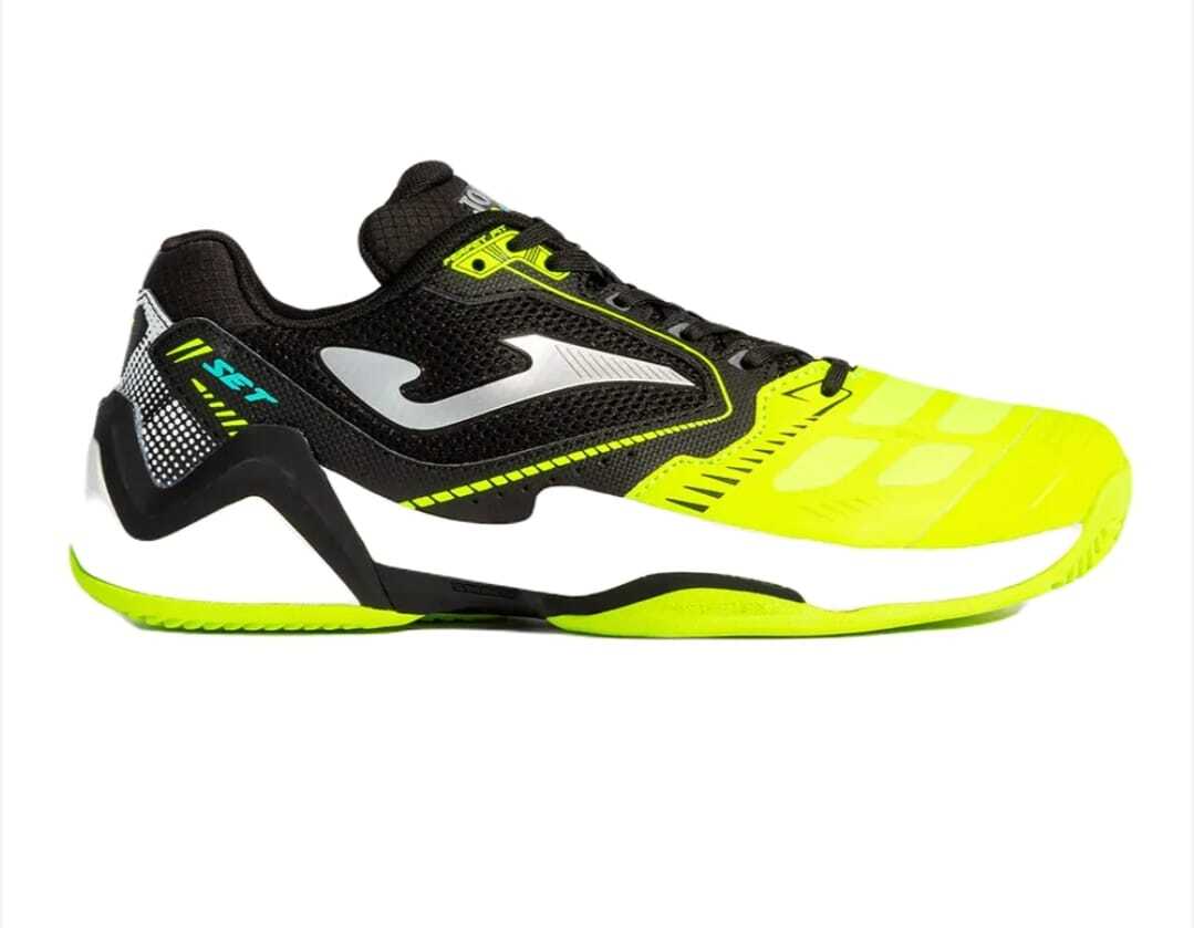 JOMA SET CLAY COURT MEN'S SHOE - BLACK LEMON