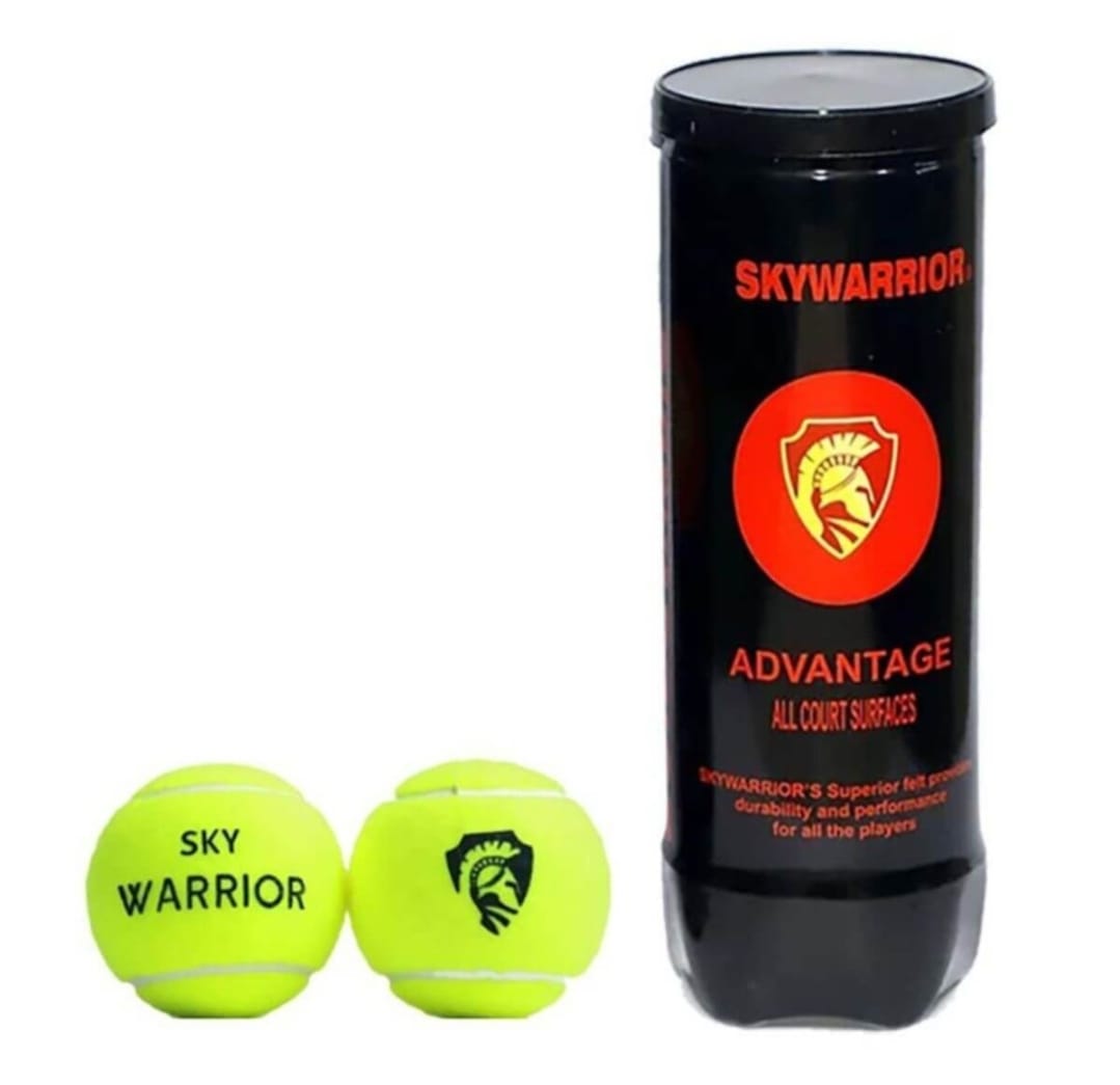 SKY WARRIOR ADVANTAGE ALL COURT TENNIS BALL CARTON (24 CANS)