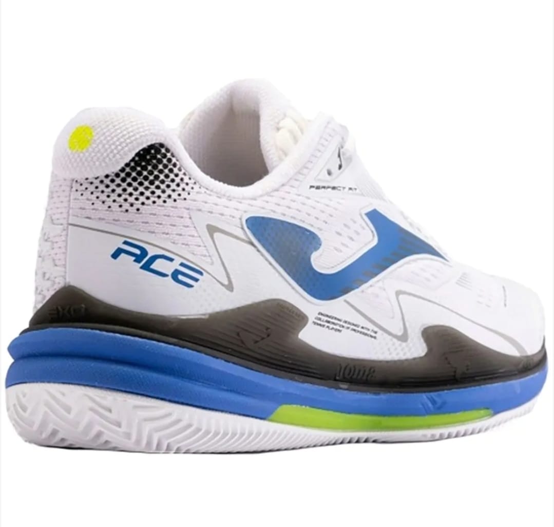 JOMA ACE MEN'S SHOE - WHITE & BLUE