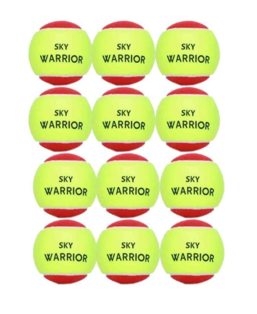 SKY WARRIOR RED TENNIS BALLS (PACK OF 12)