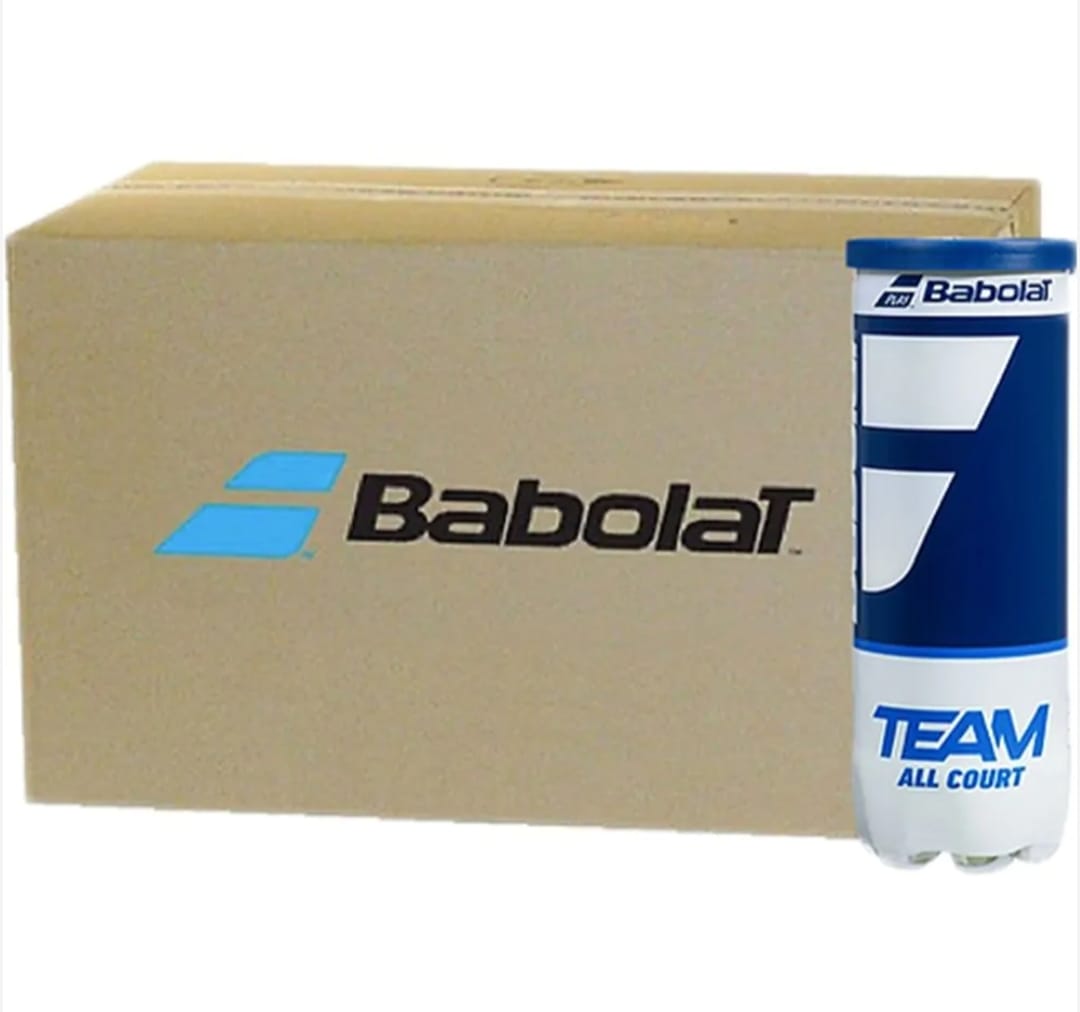 BABOLAT TEAM ALL COURT BALLS (CARTON 24 CANS)