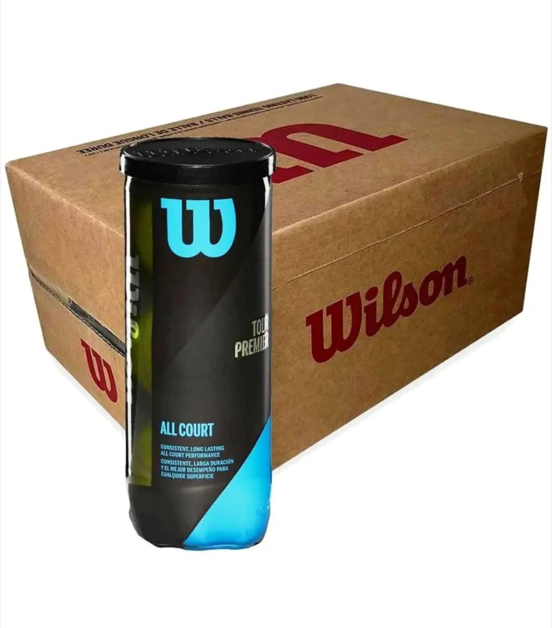 WILSON TOUR PREMIER BALLS CARTON (24 CANS)