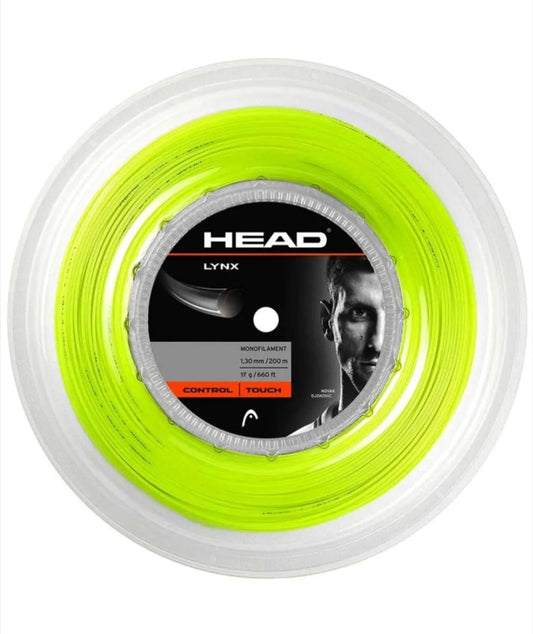 HEAD LYNX 17 STRING REEL (200 M) - YELLOW