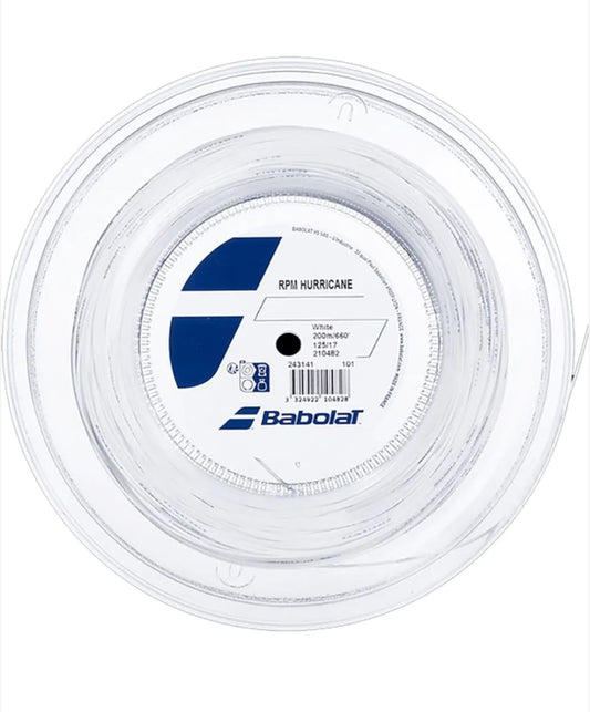 BABOLAT RPM HURRICANE 16 STRING REEL (200 M) - WHITE